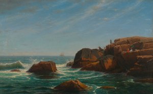 Castle Rock, Nahant, 1865