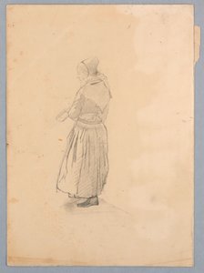 Studie einer Frau