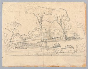 Studie einer Landschaft von William Stanley Haseltine