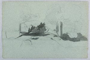 Studie einer Landschaft von William Stanley Haseltine