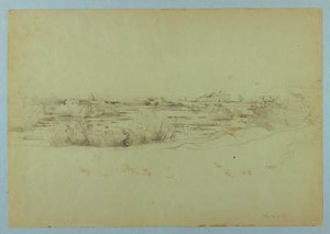 Studie einer Landschaft, Ostia, Italien