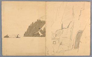 Studie einer Meereslandschaft