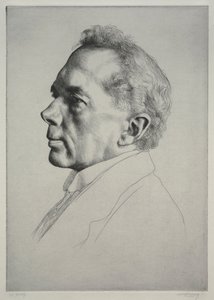 Campbell Dodgson, Profil nach links