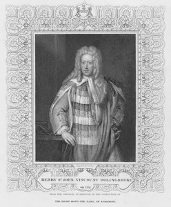 Porträt von Henry St. John Viscount Bolingbroke von William Thomas Fry