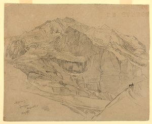 Landschaft, Jungfrau, Schweiz von William Trost Richards