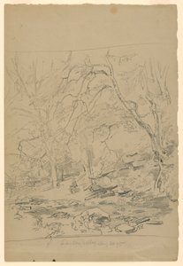 Studie einer Landschaft, Lawton Valley, RI von William Trost Richards