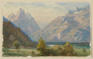 Studie einer Landschaft, Norwegen von William Trost Richards