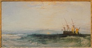 Ein gestrandetes Schiff von Joseph Mallord William Turner