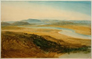 Campagna Romana: Tiber von Castel Giubelio von Joseph Mallord William Turner