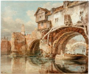 Die Old Welsh Bridge in Shrewsbury