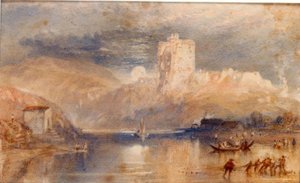 Norham Castle – Mondaufgang
