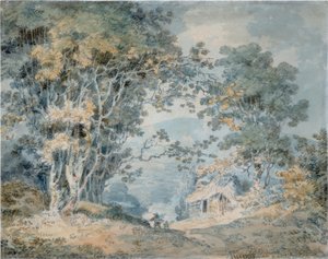 Landleute auf einem Feldweg in Hindhead, Surrey von Joseph Mallord William Turner