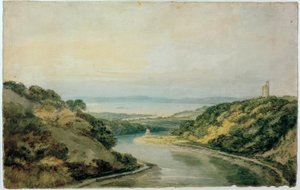 Die Avon-Schlucht in Richtung Bristol Channel, mit Cooks Folly von Joseph Mallord William Turner