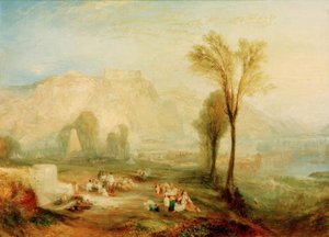 Der helle Stein der Ehre (Ehrenbreitstein) und das Grab von von Joseph Mallord William Turner