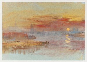 Der scharlachrote Sonnenuntergang