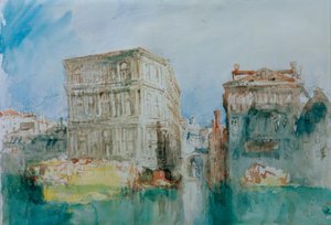 Venedig: Das Casa Grimani und der Rio San Luca am Canal Grande