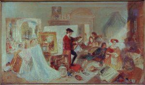 Watteau-Studie nach Fresnoys Regeln von Joseph Mallord William Turner