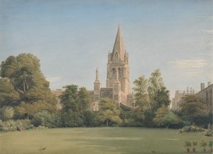 Blick vom Garten des Dekans, Christ Church, Oxford von William Turner of Oxford