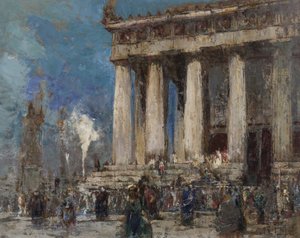 Griechischer Tempel, 1919 von William Walcot