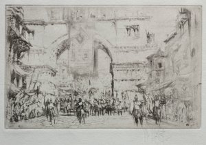 Hadrian betritt Salonica von William Walcot