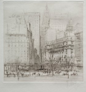 New York City: Battery Place von William Walcot