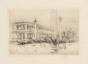 Die Venedig-Serie: Die Bibliothek von St. Markus von William Walcot