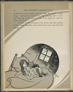 Illustration aus "Der wunderbare Zauberer von Oz" von Lyman Frank Baum von William Wallace Denslow