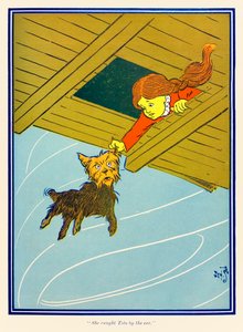 „Sie packte Toto am Ohr.“ aus „Der Zauberer von Oz“ von L. Frank Baum von William Wallace Denslow