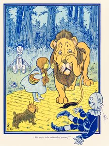 „Du solltest dich schämen!“ aus „Der Zauberer von Oz“ von L. Frank Baum von William Wallace Denslow