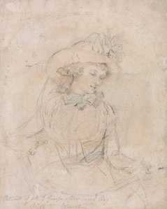 Porträtstudie von Mrs. George Morland