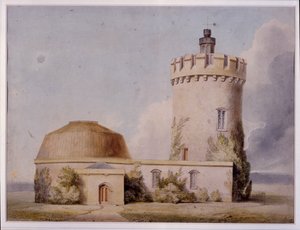 Das Observatorium und vorgeschlagene Erweiterungen, ca. 1830 von William West