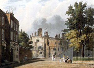 Charterhouse vom Platz von William Westall