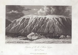 Situation der H.M.S Hecla und Griper