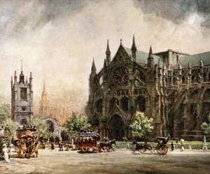 London, Westminster Abbey. Das Nordtransept von William Wiehe Collins