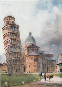 Pisa. Der Campanile und Duomo von William Wiehe Collins