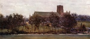 St. Albans von den Mauern des alten Verulam