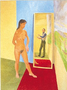 Zwei stehende Figuren