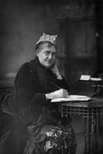 Eliza Lynn Linton 1822-1898, britische Romanautorin, Essayistin und Journalistin, 1890