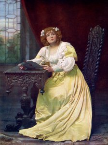 Eva Moore 1870-1955, englische Schauspielerin, 1899-1900