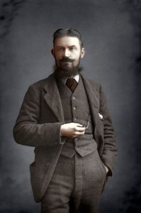 George Bernard Shaw, irischer Dramatiker, Kritiker und Fabianer, 1893