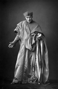 Henry Irving 1838-1905, englischer Schauspieler, 1893