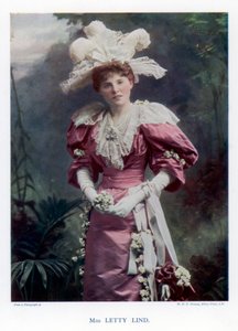 Letty Lind, Schauspielerin und Tänzerin, 1901