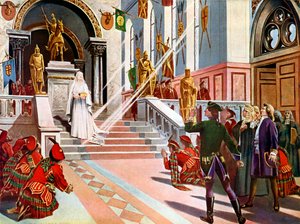 La Dame Blanche Die Weiße Dame, letzter Akt und Szene
