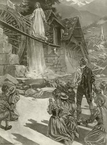 La Sonnambula, Akt III Szene ii von William de Leftwich Dodge