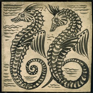Seepferdchen von William de Morgan