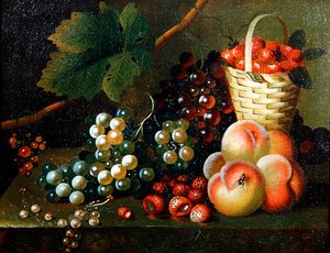 Ein Stillleben mit Früchten von William of Bath Jones