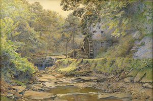 Eine Yorkshire-Mühle, 1886 von Wilmot Pilsbury