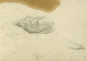 Studie für schlafende Frau für Santissima Trinita von Winifred Knights
