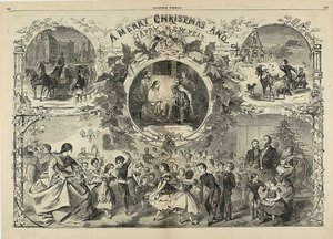Frohe Weihnachten und ein glückliches neues Jahr von Winslow Homer