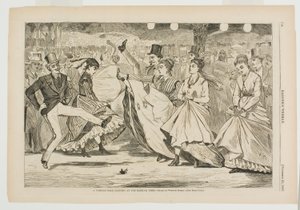 Ein Pariser Ball—Tanzen im Mabille, Paris von Winslow Homer